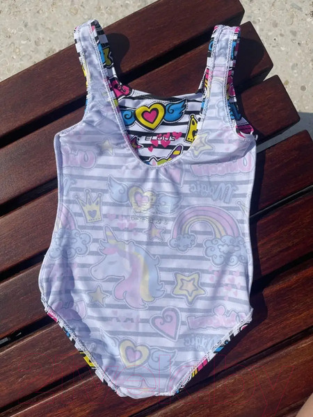 Изображение товара Купальник детский Elous ELS211 (р.134, единороги)