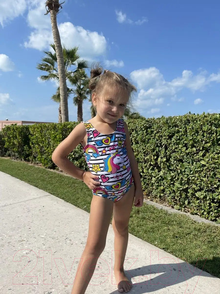 Изображение товара Купальник детский Elous ELS211 (р.134, единороги)