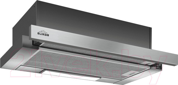 Изображение товара Вытяжка телескопическая Elikor Slide 60Н-430 / 211935 (нержавеющая сталь)