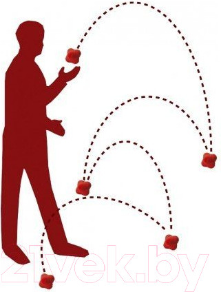 Изображение товара Мяч для тренировки реакции Sabriasport 6.5см (синий)