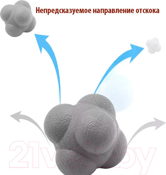 Изображение товара Мяч для тренировки реакции Sabriasport 6.5см (желтый)