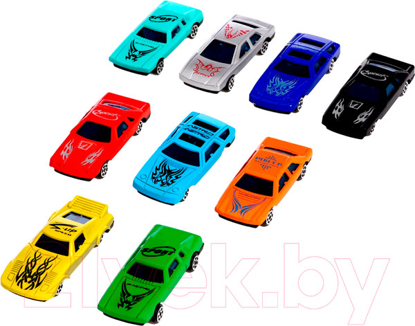 Изображение товара Набор игрушечных автомобилей Автоград Супергонщик / 6989370