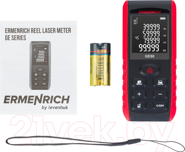 Изображение товара Лазерный дальномер Ermenrich Reel GE80 / 83077