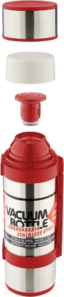 Изображение товара Термос для напитков Thermos Rocket Bottle NCB-12B / 589774 (красный)