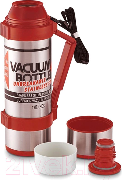 Изображение товара Термос для напитков Thermos Rocket Bottle NCB-18B / 589781 (красный)