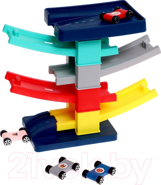 Изображение товара Автотрек Автоград Гонки по склону с 4 машинками 6875 / 7069560
