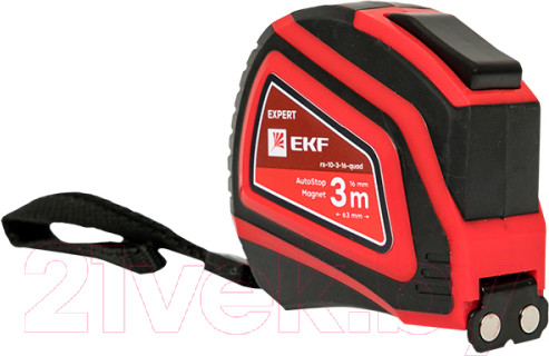 Изображение товара Рулетка EKF Expert РС-10 Autostop Магнит / rs-10-3-16-quad (16ммx3м)