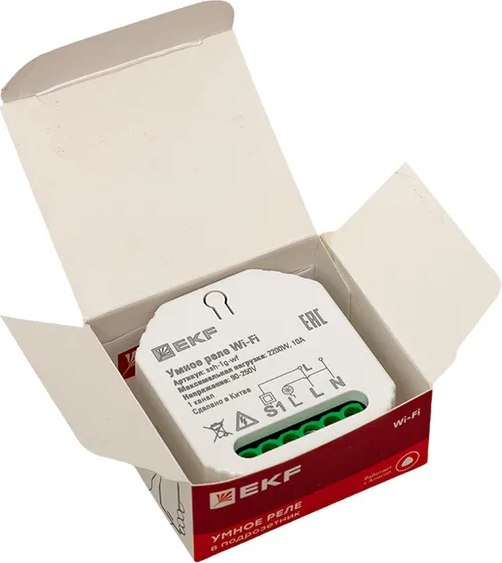 Изображение товара Умное реле EKF Connect Wi-FI 1-канальное / ssh-1g-wf