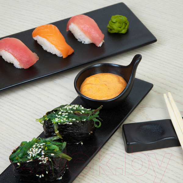 Изображение товара Блюдо Corone Bushido 24074 / фк6505 (черный)