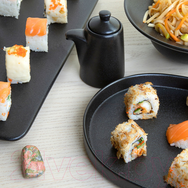 Изображение товара Блюдо Corone Bushido 24076 / фк6507 (черный)