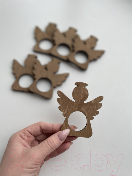 Изображение товара Набор колец для салфеток ОМурМебель Ангелы (6шт)