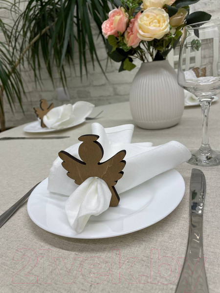 Изображение товара Набор колец для салфеток ОМурМебель Ангелы (6шт)