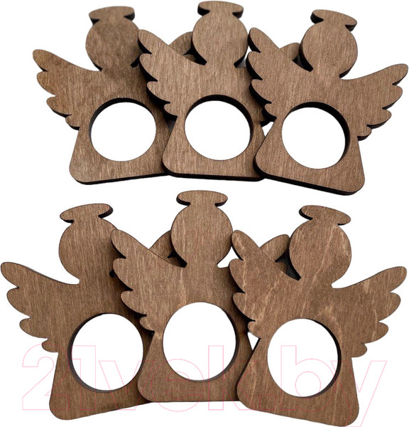 Изображение товара Набор колец для салфеток ОМурМебель Ангелы (6шт)