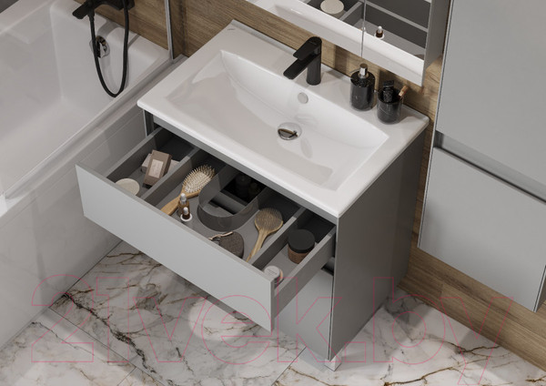 Изображение товара Тумба с умывальником Акватон Форест 75 (1A2783K0FR4D0)