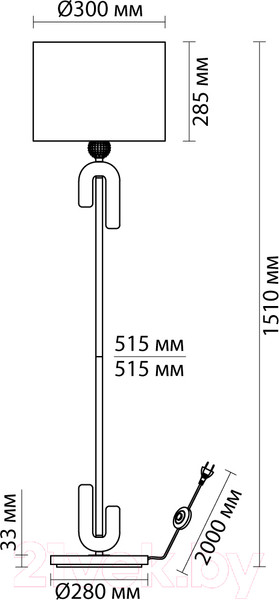 Изображение товара Торшер Odeon Light Bagel 5410/1FA