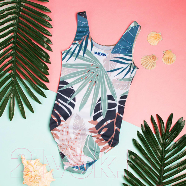 Изображение товара Купальник детский Kaftan Тропики / 6896618 (р.110-116)