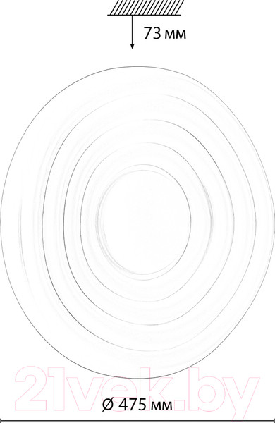 Изображение товара Потолочный светильник Sonex Fass 7679/EL