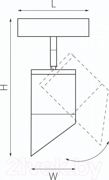 Изображение товара Трековый светильник Lightstar Rullo PRO348686