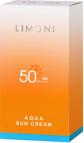 Изображение товара Крем солнцезащитный Limoni Aqua Sun Cream SPF 50+ РА++++ (50мл)