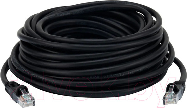 Изображение товара Кабель Buro UTP 4 пары cat5E CCA molded RJ-45 (m)-RJ-45 (m) (10м, черный)