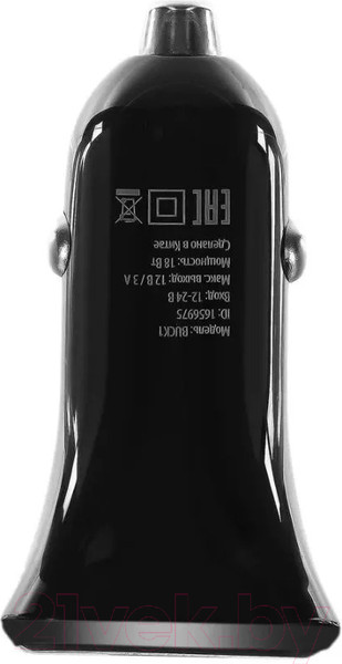 Изображение товара Адаптер питания автомобильный Buro BUCK1 18W 3A (PD) USB-C / BUCK18P010BK (черный)