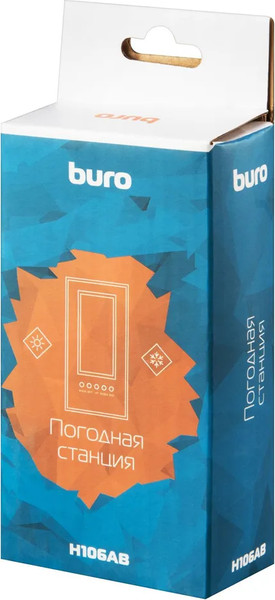 Изображение товара Метеостанция цифровая Buro H106AB (серебристый)