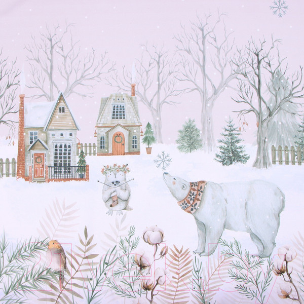 Изображение товара Комплект штор Этель Звери в городе / 9933893 (2шт, 145x180)