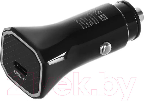 Изображение товара Адаптер питания автомобильный Digma DGC2B 20W 3A (PD) USB-C / DGC2B0F010BK (черный)