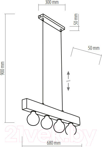 Изображение товара Потолочный светильник TK Lighting TKP2665