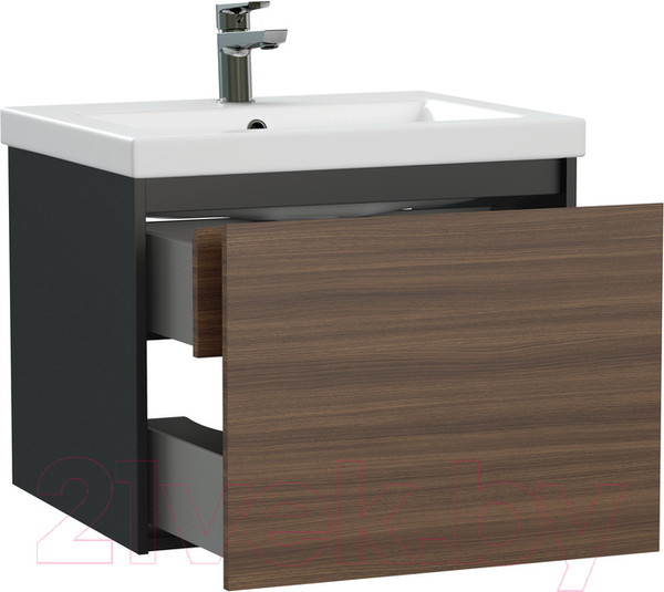 Изображение товара Тумба под умывальник Cersanit Grande 60 Como 60 / 64759 (черный орех)