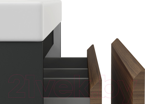 Изображение товара Тумба под умывальник Cersanit Grande 60 Como 60 / 64759 (черный орех)