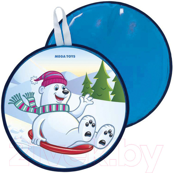 Изображение товара Санки-ледянка Mega Toys Медведь на ледянке / 15311