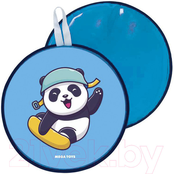Изображение товара Санки-ледянка Mega Toys Панда на сноуборде / 17311