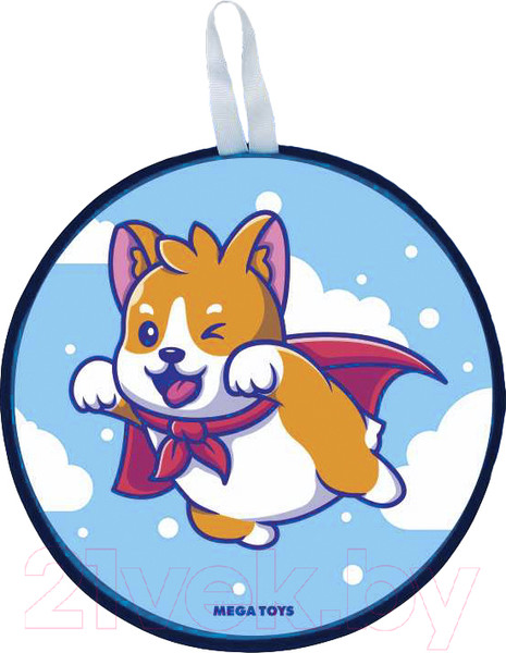 Изображение товара Санки-ледянка Mega Toys Собака с плащом / 19311