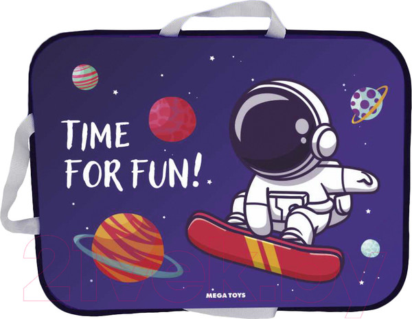 Изображение товара Санки-ледянка Mega Toys Космонавт на сноуборде / 22711