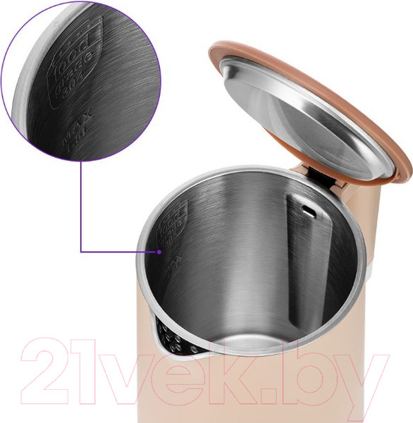 Изображение товара Электрочайник Kitfort КТ-6662-1 (бежевый)