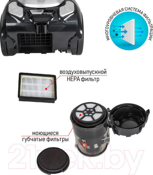 Изображение товара Пылесос JVC JH-VC411