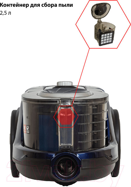 Изображение товара Пылесос JVC JH-VC430