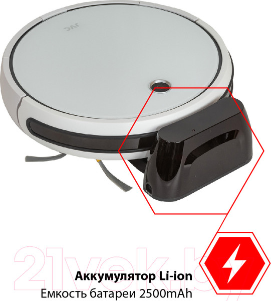 Изображение товара Робот-пылесос JVC JH-VR510 (белый)
