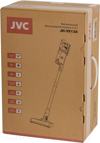 Изображение товара Вертикальный пылесос JVC JH-VS138