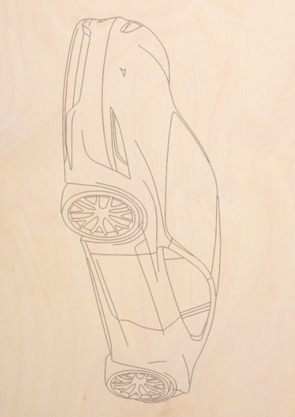 Изображение товара Набор досок для выжигания Mega Toys Машинки / МТ02628 (5шт)