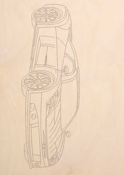 Изображение товара Набор досок для выжигания Mega Toys Машинки / МТ02628 (5шт)