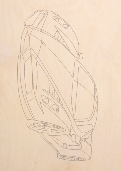 Изображение товара Набор досок для выжигания Mega Toys Машинки / МТ02628 (5шт)