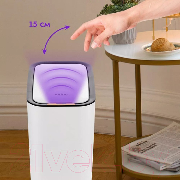 Изображение товара Сенсорное мусорное ведро Kitfort КТ-6019