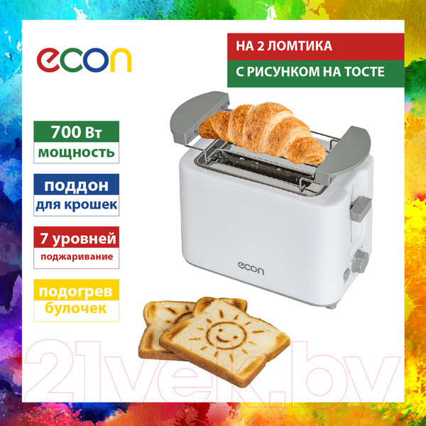 Изображение товара Тостер Econ ECO-248TS