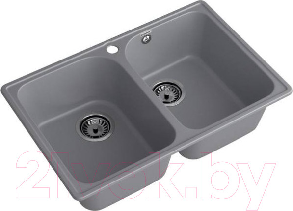 Изображение товара Мойка кухонная GranFest Quarz GF-Z15 (темно-серый)