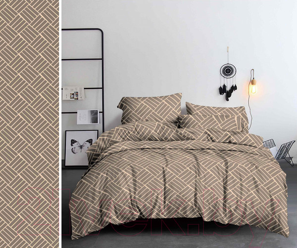 Изображение товара Комплект постельного белья Бояртекс №6564-2 Евро-стандарт (полисатин)