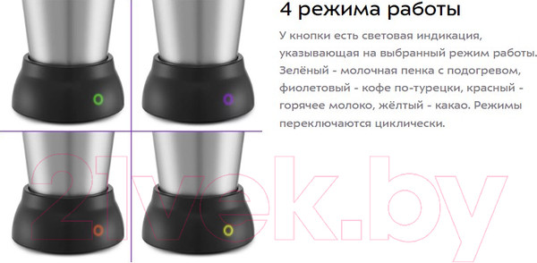 Изображение товара Вспениватель молока Kitfort КТ-7156