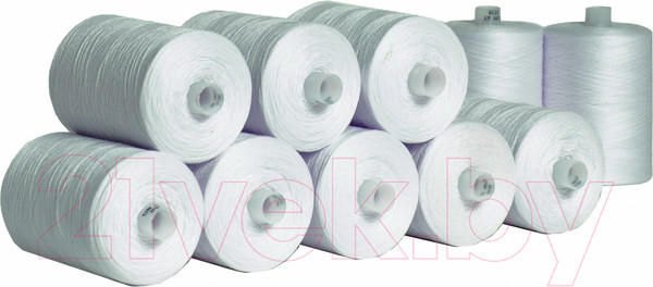 Изображение товара Набор швейных ниток Красная нить 45ЛЛ (2500м, белый-10)