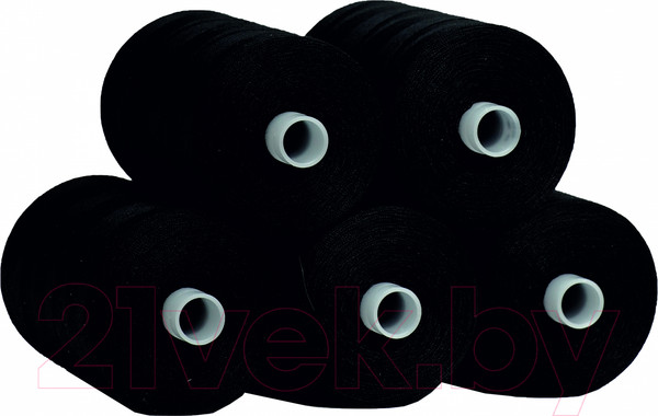 Изображение товара Набор швейных ниток Красная нить 45ЛЛ (2500м, черный-5)